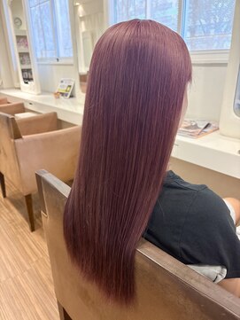 アーブ(hair and make urb) 20代ロングピンク
