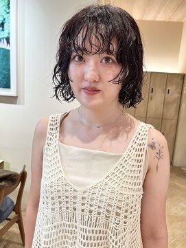 トリッカ 銀座(tricca) ボブパーマ/ニュアンスパーマ/ボブレイヤー/顔まわりレイヤー