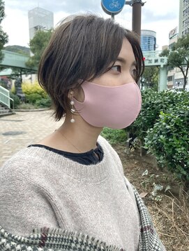 ティムヘアー(tim hair) ▲垢抜けマッシュショート×マロンベージュ▲tim hair