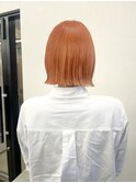 【soso 伊勢田】ミニボブ/ペールオレンジ/横浜