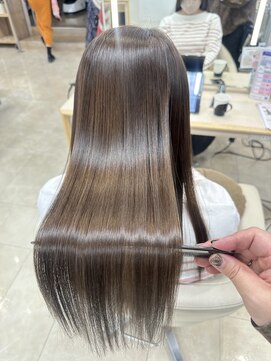 ケンジ 平塚ラスカ店(KENJE) 美髪縮毛矯正で髪質改善&ヘアエステカラー