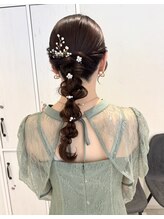 特別な日を可愛く”似合わせヘアセット”