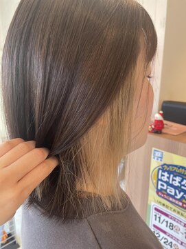 ニューヨークニューヨークマザーズ(NYNY Mothers) ワンレングス/イヤリングカラー/ブリーチ/ベージュ