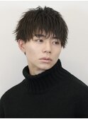縦落ちピンパーマ