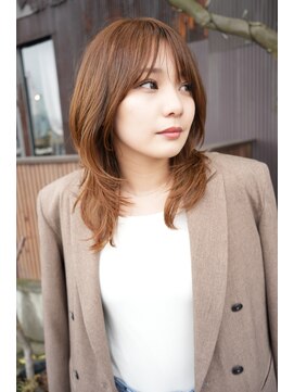 ログ 高松木太店(Log) 美髪◎顔周りが可愛いレイヤースタイル/20代、30代、40代/高松