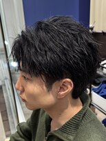 ハッシュタグネイビー 仙台駅前店(#NAVY) ツイストスパイラル仙台美容室波巻きシャドウパーマサーフカール