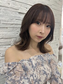 ディーバ 横浜(D.I.E.V.A) 20代30代40代大人女性韓国くびれミディアムボブモカブラウン