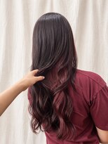 ココカラヘアー ニコ(cococara hair nico)&nbsp;ブリーチ/髪質改善/インナーカラー/ピンク/デザインカラー