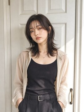 アロマ ヘアルーム 池袋店(AROMA hair room) 韓国レイヤー/ミディアムウルフ/ハッシュカット/くびれヘア/池袋