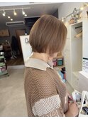 大胆イメチェン！ブリーチなし明るめベージュ