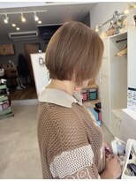 オリビアヘアー(OLIVIA HAIR)&nbsp;大胆イメチェン！ブリーチなし明るめベージュ