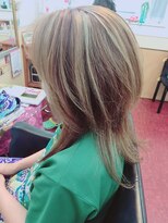 ココア(cocoa) ホワイトメッシュ&オーガニックカラー