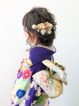 コジック ヘアアンドアイ(Cogic hair & eye) ナチュラル透明感カラー大人かわいい成人式☆ゆるふわアレンジ