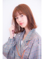 ペレ(pele)&nbsp;【自由が丘pele】ほつれボブ 外ハネ シースルーバング