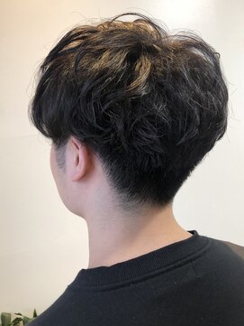 グリーン 渋谷(green) 刈り上げマッシュ×無造作パーマ