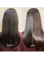 ユアーズ ヘア 恵比寿本店(youres hair) 髪質改善　水素トリートメント　酸熱トリートメント　ストレート