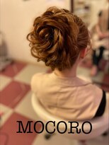 ヘアーセット モコロ(Hair Set MOCORO) アップお花風セット