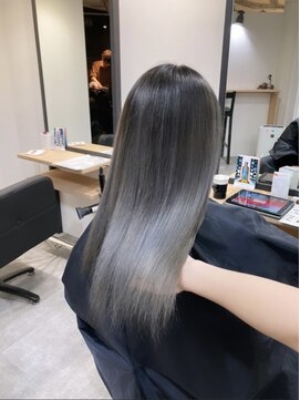 ラフ 難波店(LAFF) #黒髪#ボブルフ#ネビージュ#小顔#ワンレン