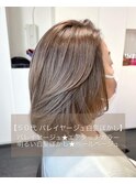 【50代】バレイヤージュ★白髪ぼかし Mplusミズイデ