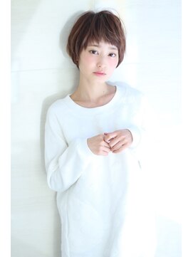 オーロ 緑地公園店(ORO) イメチェンローライトフォギーベージュ小顔ワンサイドショート