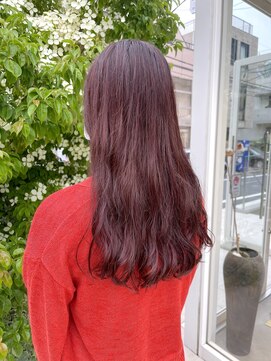 マノハル(MANOHARU) ブリーチなし　ベビーピンクグラデーションカラー