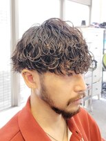 フィフス 原宿(fifth)&nbsp;波巻きパーマツーブロックマッシュツイストスパイラルパーマ