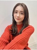 10代/20代/30代/小顔/くびれ/透明感/センターパート/外ハネ