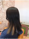 インナーカラーベージュ暗め