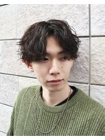 ロロネー 池田(Lolonois)&nbsp;波巻きパーママッシュショート無造作パーマ刈り上げ