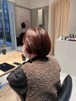 ガリカ 横浜(Gallica) 【後藤嵩広】艶髪チェリーブラウン/丸みショート/絶壁解消ボブ