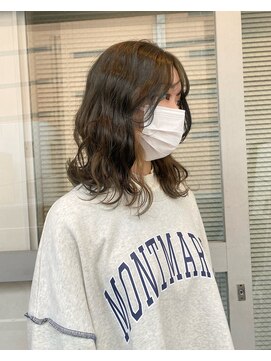 ミント(mint) 【 olive greige / ブリーチなしダブルカラー 】