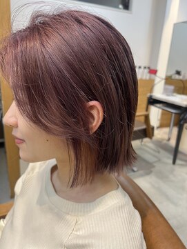 ハレヘアー ホーム(Hale hair home) Lavender pink/bob