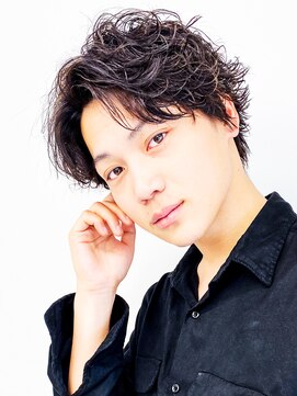 オートゥール(hair room Auteur) 王道メンズショート☆無造作ツイストパーマセンターパート