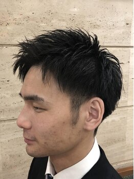 幅広い男性から人気☆仕事もプライベートも充実するstyleの再現性が高いカットにリピーター多数！