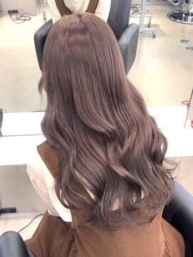 ペレ 栄店(PELE) 前髪/マチルダボブ/ピンクベージュ/インナーグレージュ/栄