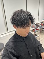 オーシャントーキョー 渋谷神南(OCEAN TOKYO) ツーブロック束感波巻きセンターパート