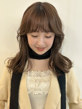 メゾンアクア 表参道(Maison ACQUA) ☆ ブリーチなし透明感カラー ブラウンベージュ ダブルカラー