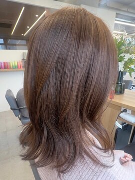 クラップス オル 金沢八景(CLAPS Ore) ミルクティーベージュダブルカラーケアブリーチインナーカラー