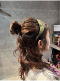 簡単ヘアアレンジ