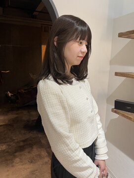 エハプラスマウナ(Eha+MAUNA) レイヤーカット　ショコラブラウン