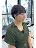 ビューナゴヤ 名駅(VIEW NAGOYA)&nbsp;イメチェン/美髪/ワイドバング/ブルーブラック/ショート