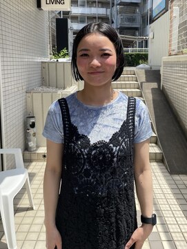 リビング 津田沼(LIVING) パツっとボブ【津田沼駅】