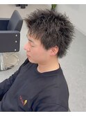 スパイキーショートスパイキーパーマ
