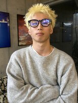 イェン(Yen.)&nbsp;スパイキーショート　メンズハイトーン　抜きっぱなし