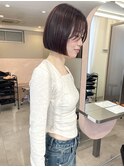 切りっぱなしボブ