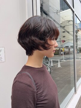 カフ(CAF) CAF FUKO ショートボブ/くせ毛風/デジタルパーマ/大阪心斎橋