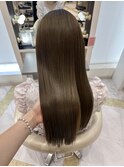 ブリーチなし!透明感ベージュ