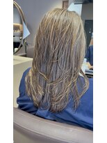 ショコララテ&nbsp;【ミルクティー脱白髪染め】レイヤーカット大人世代