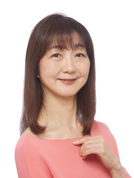 ディスコ(disco) 大人の柔らかストレート×ナチュラル小顔ひし形ミディ