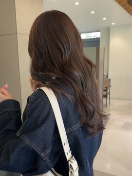 ローレンアオ(LOREN AO) 着物ヘア/大人ガーリー/ダークアッシュ/似合わせカット/矢場町